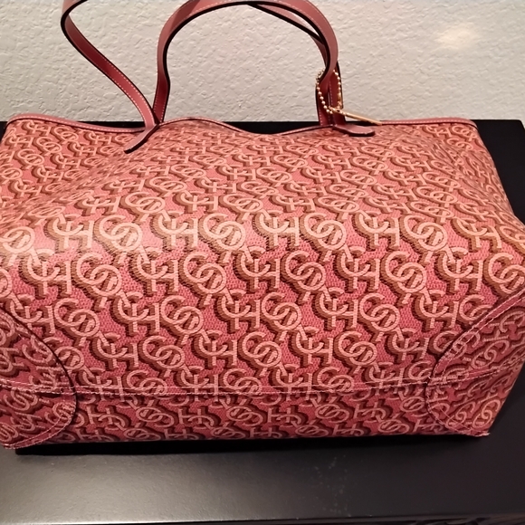 Coach Pink Signature Tote Bag - Picture 14 of 14